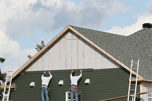 Professional Emergency Siding Repair technician working in Oilville, VA